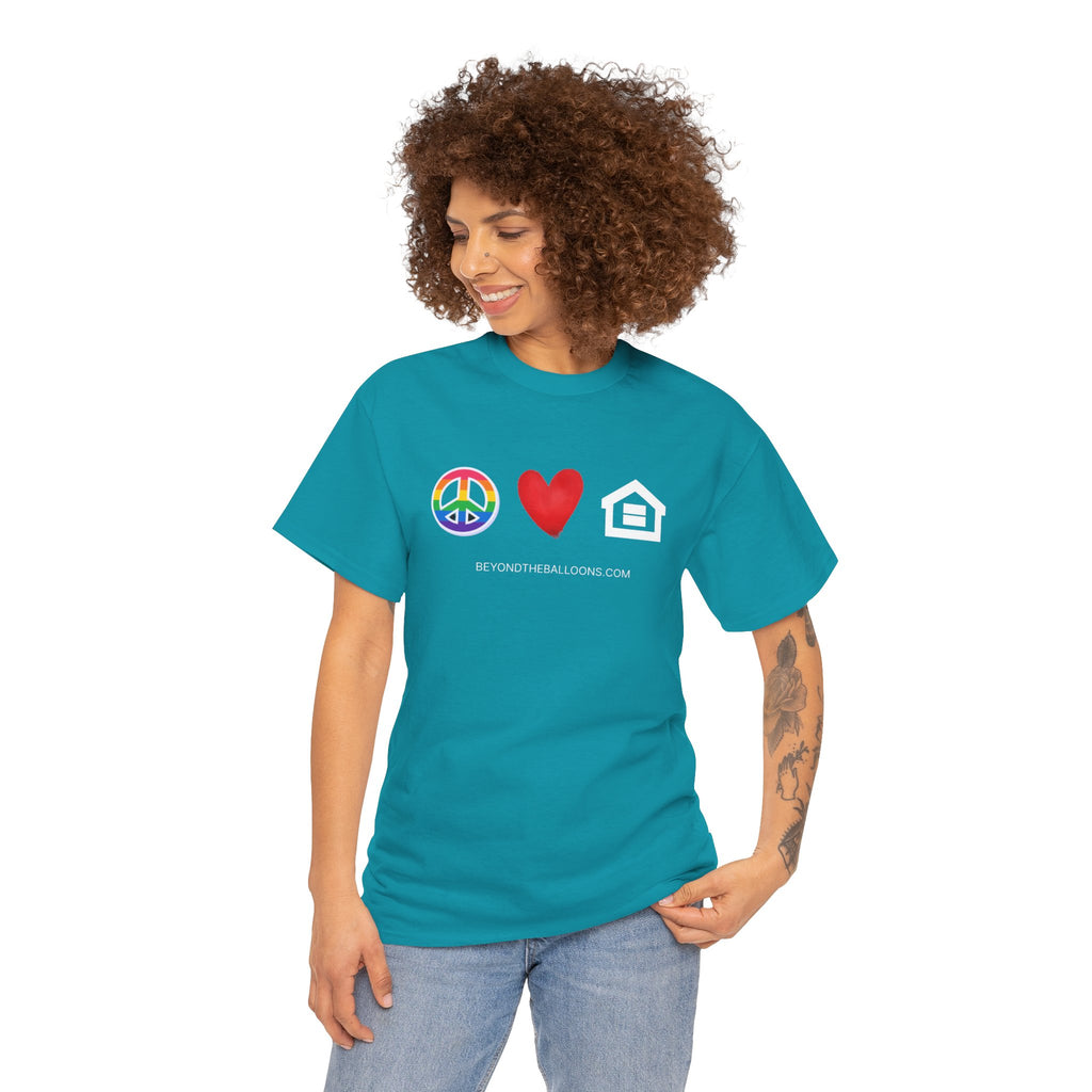 "Peace, Love, and Fair Housing" T-Shirt