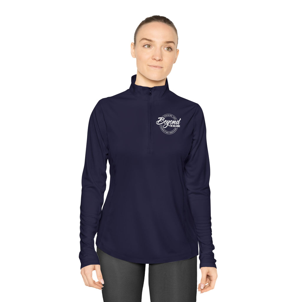 Excellence In Motion - Beyond The Balloons' Ladies Quarter-Zip Pullover