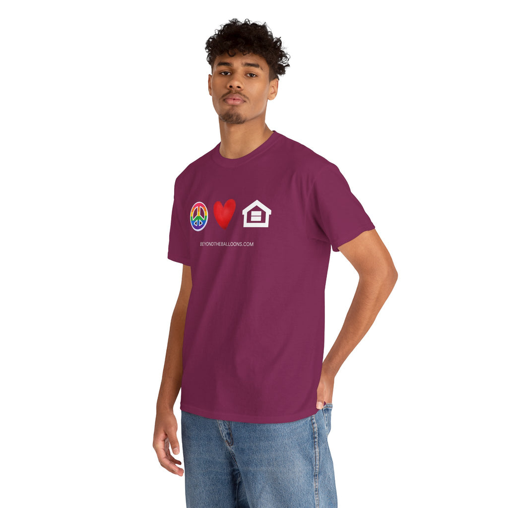 "Peace, Love, and Fair Housing" T-Shirt