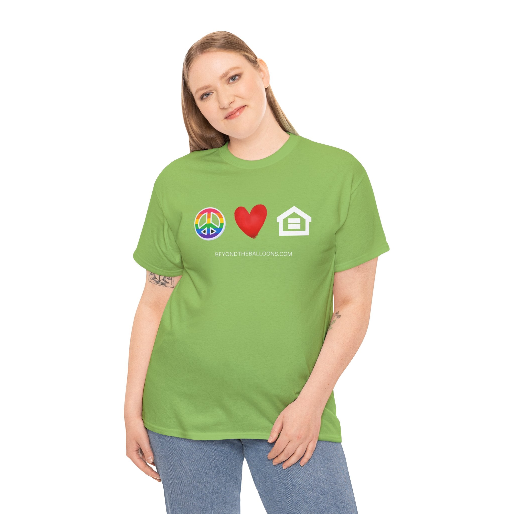 "Peace, Love, and Fair Housing" T-Shirt