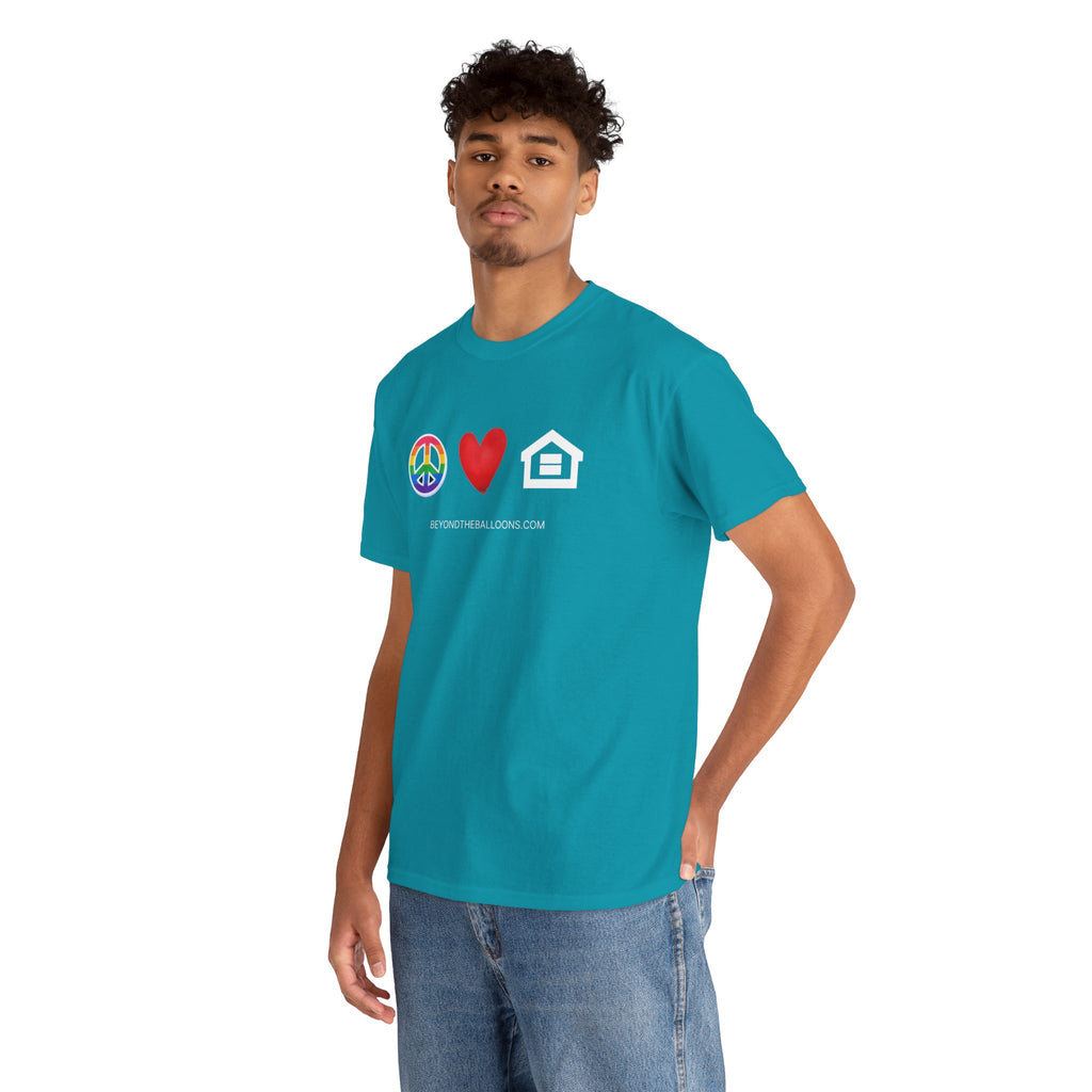 "Peace, Love, and Fair Housing" T-Shirt
