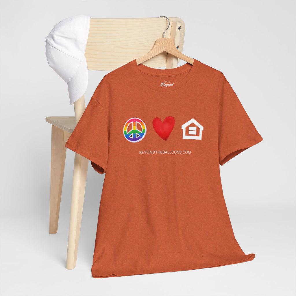 "Peace, Love, and Fair Housing" T-Shirt