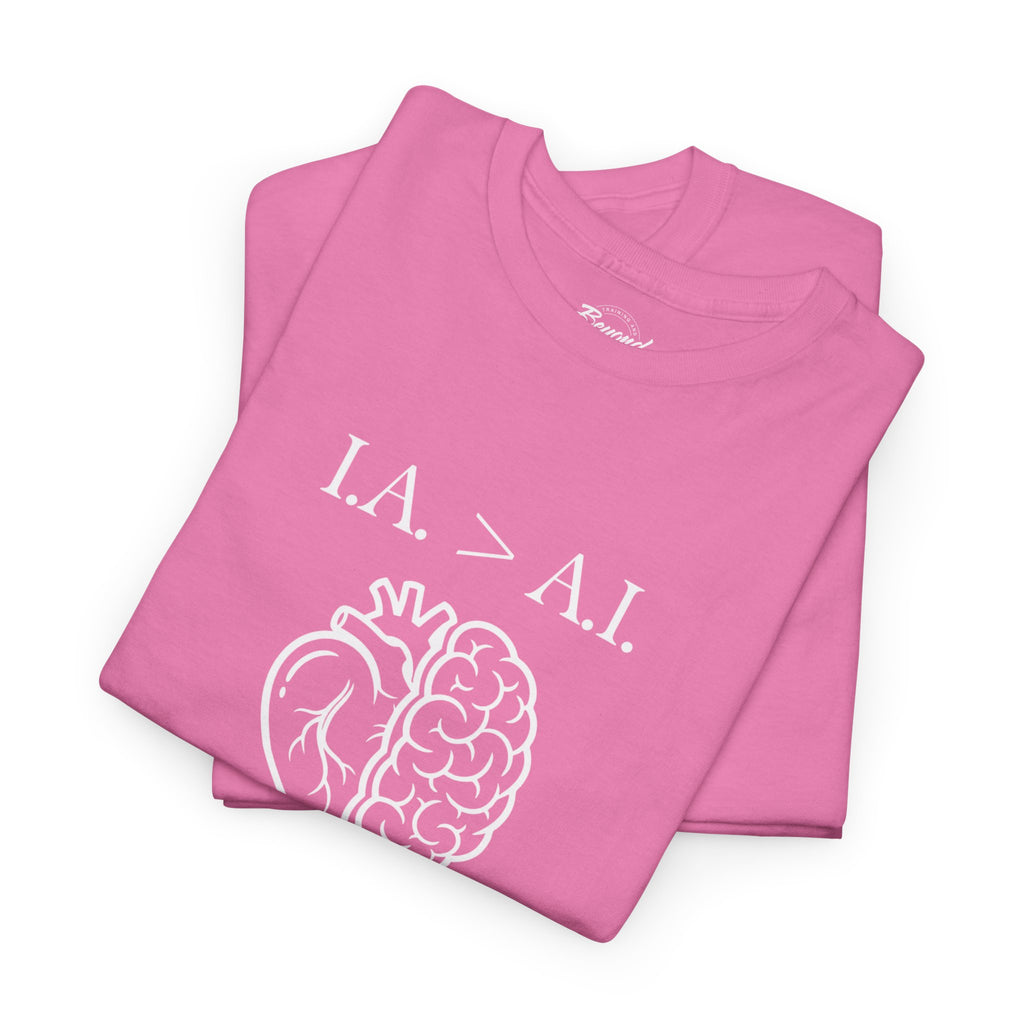 "IA > AI" T-Shirt – The Human Advantage