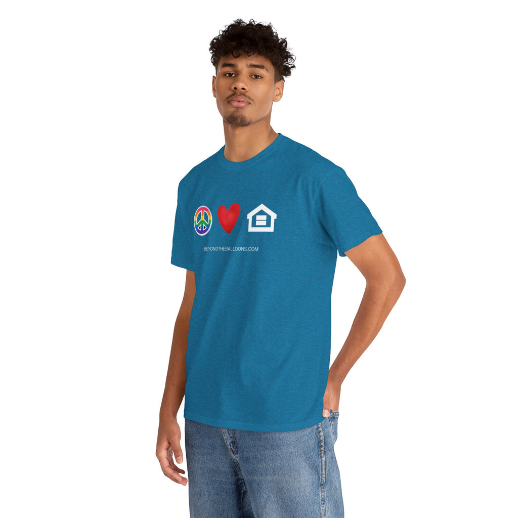 "Peace, Love, and Fair Housing" T-Shirt