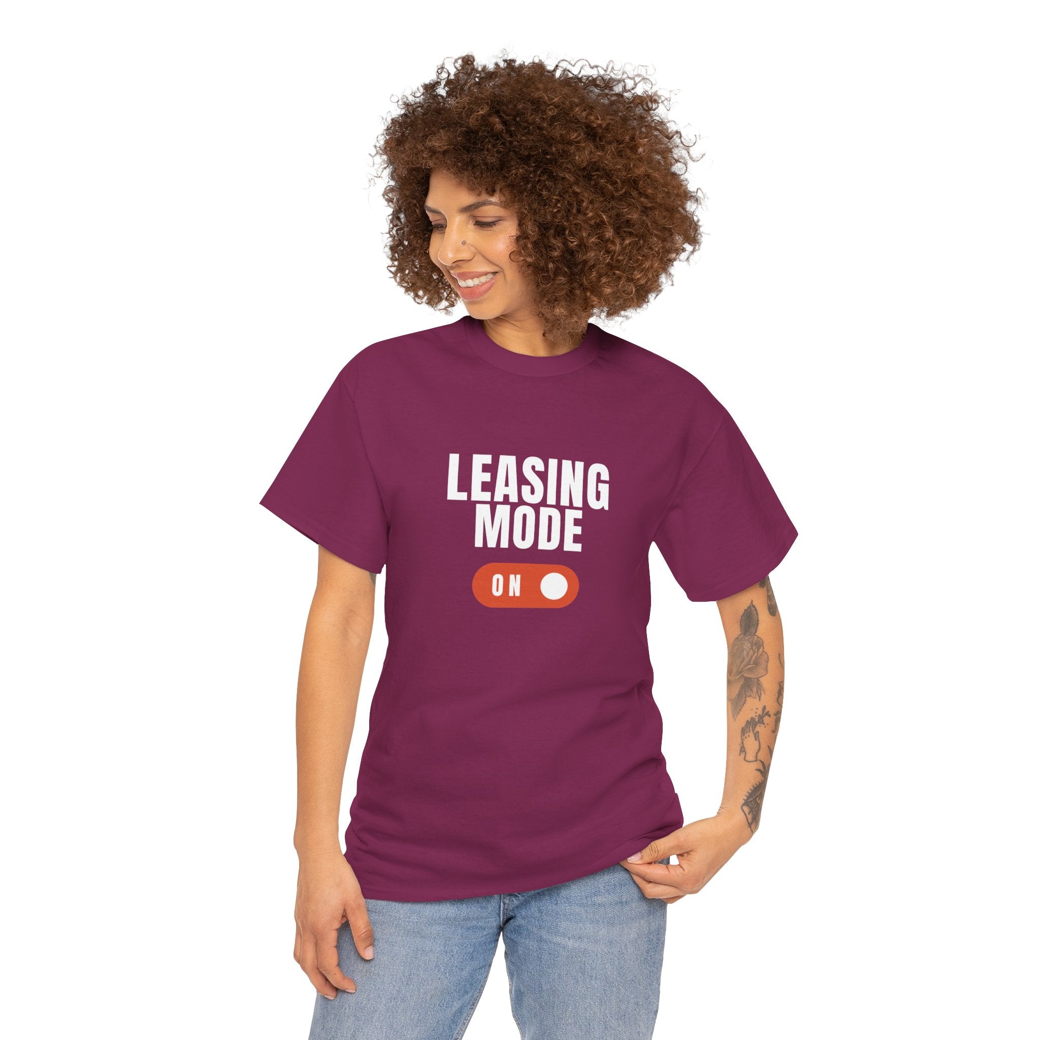 "Leasing Mode ON" T-Shirt – High Energy Apparel for Property Management