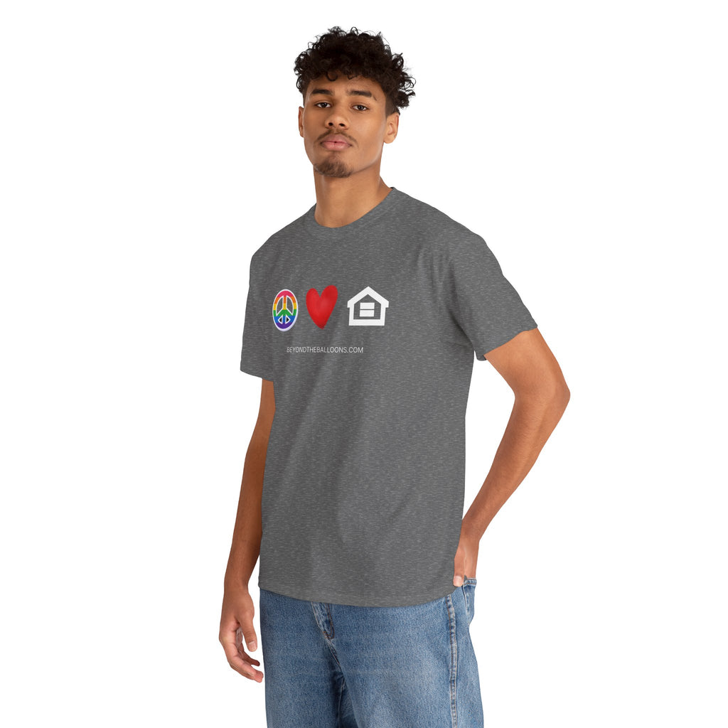 "Peace, Love, and Fair Housing" T-Shirt