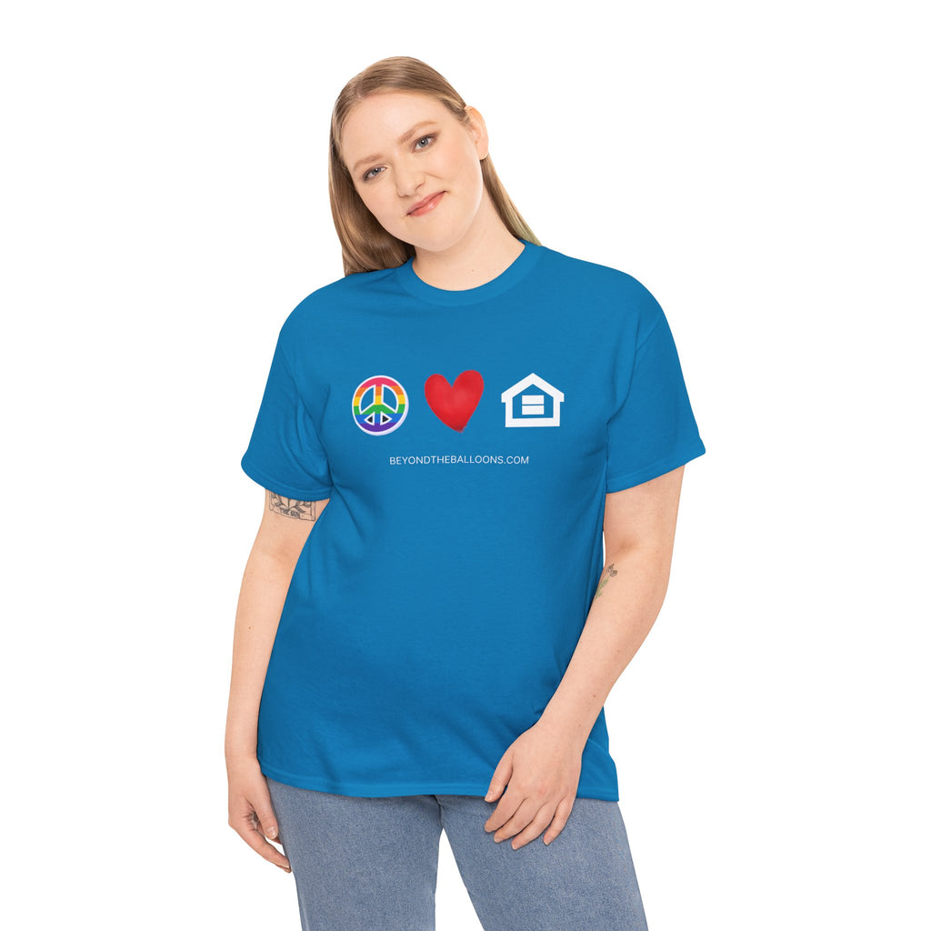 "Peace, Love, and Fair Housing" T-Shirt