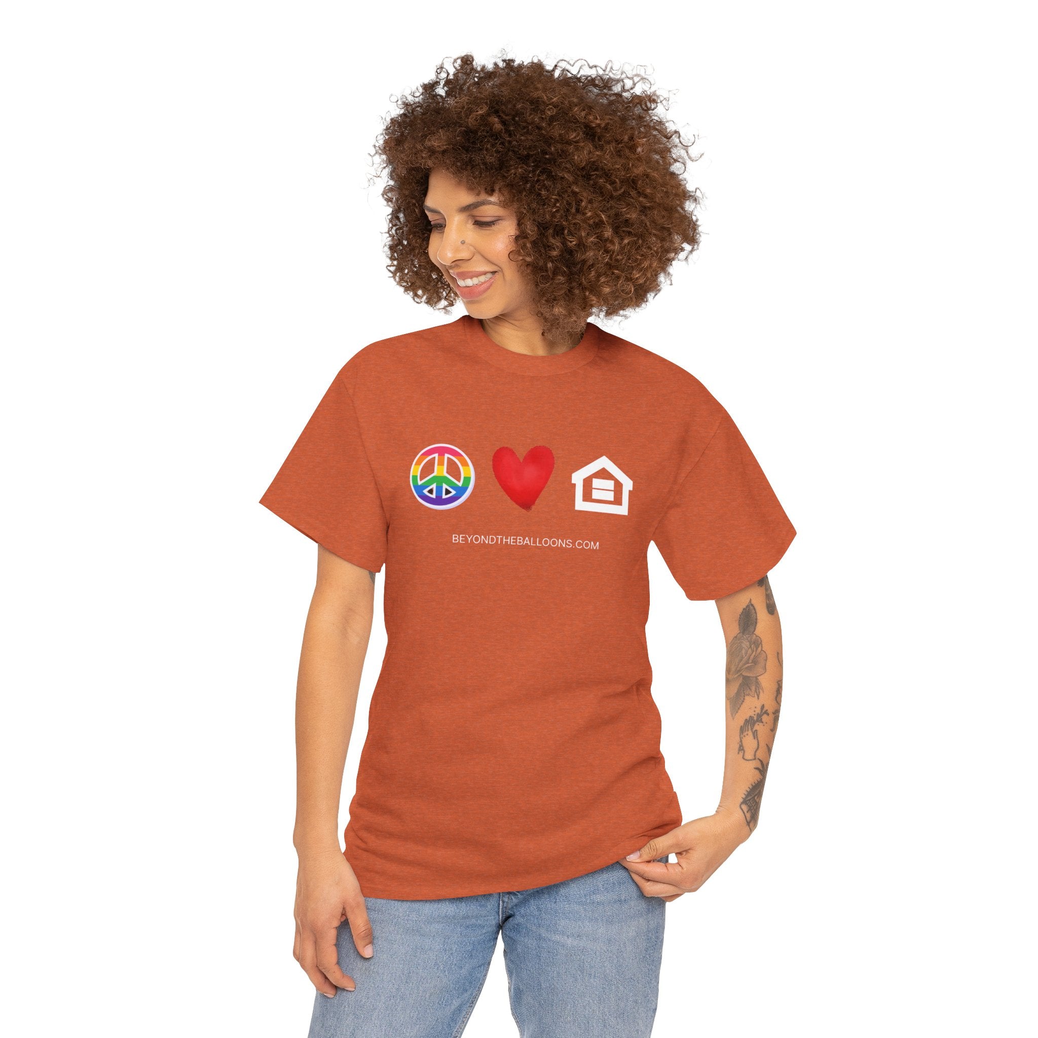 "Peace, Love, and Fair Housing" T-Shirt