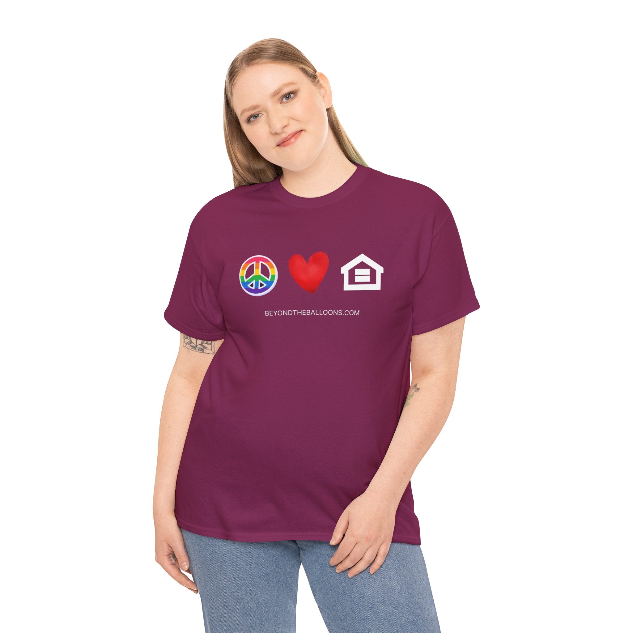 "Peace, Love, and Fair Housing" T-Shirt