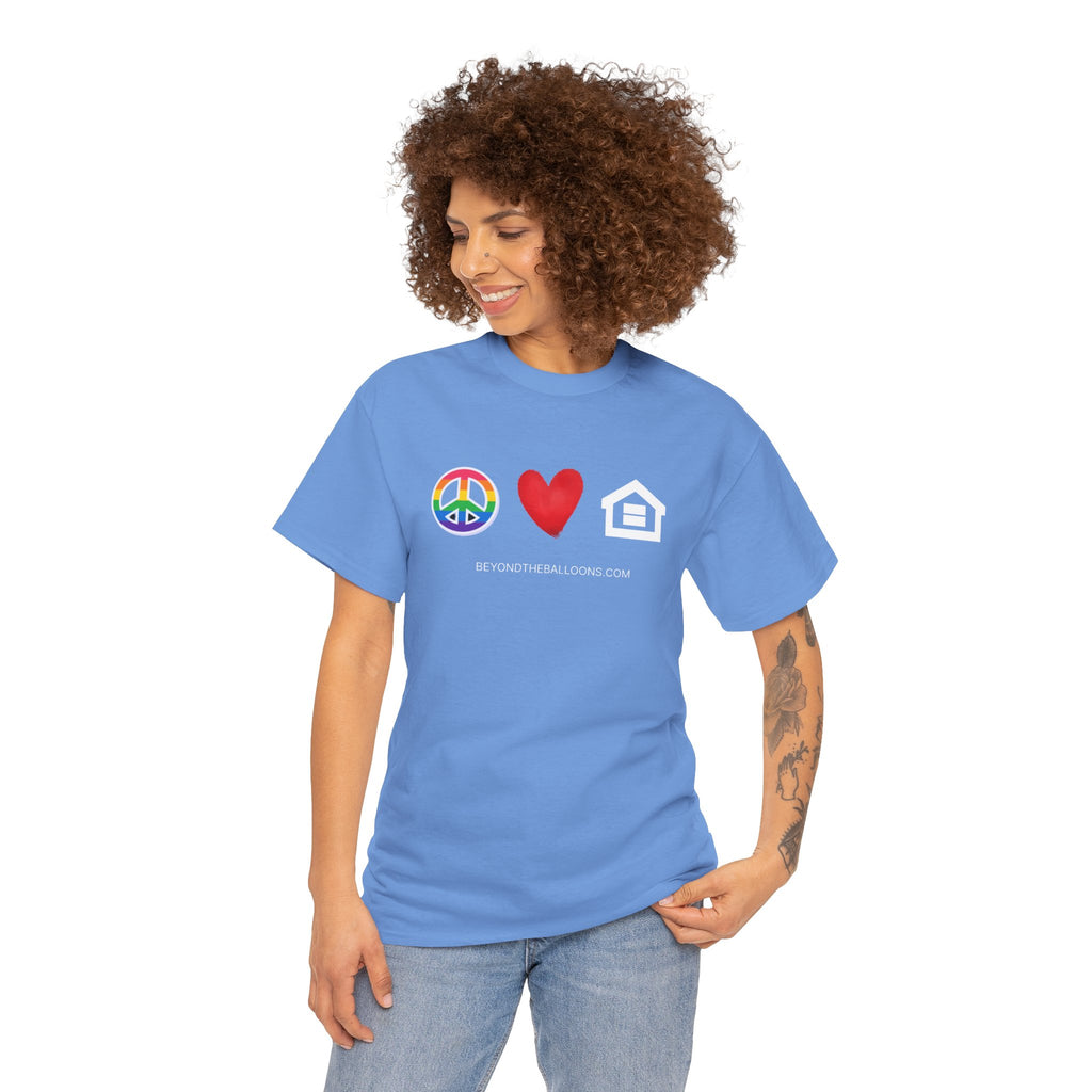 "Peace, Love, and Fair Housing" T-Shirt