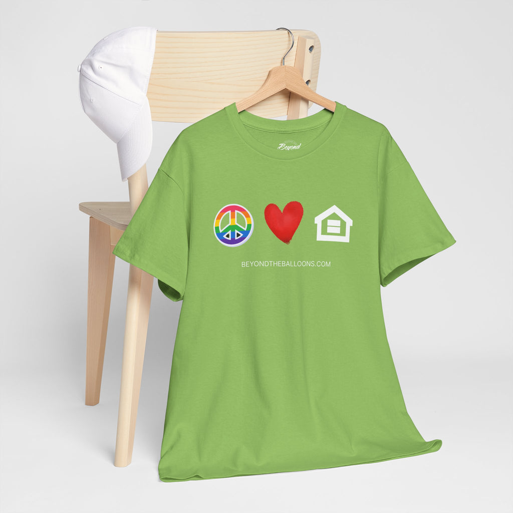 "Peace, Love, and Fair Housing" T-Shirt
