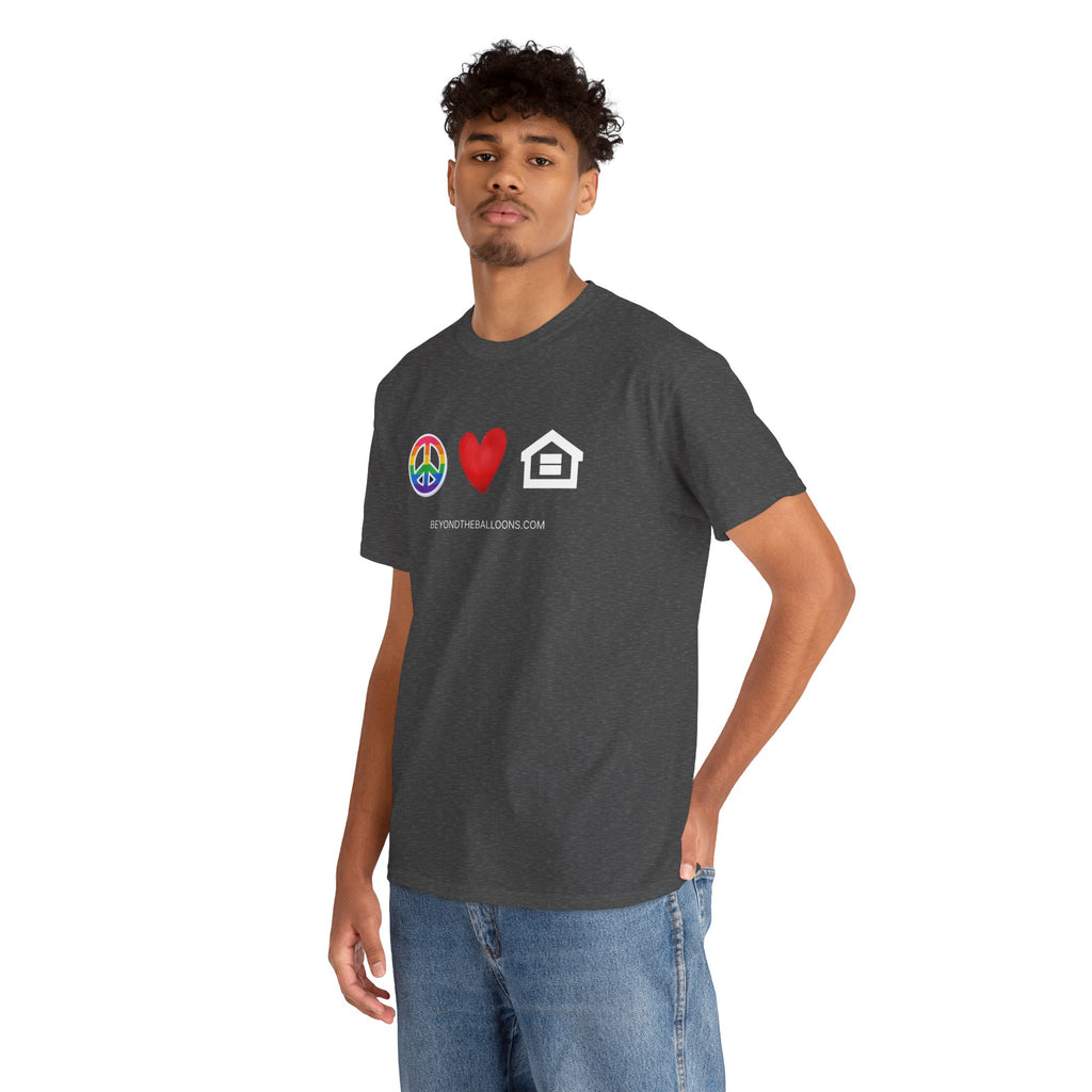 "Peace, Love, and Fair Housing" T-Shirt