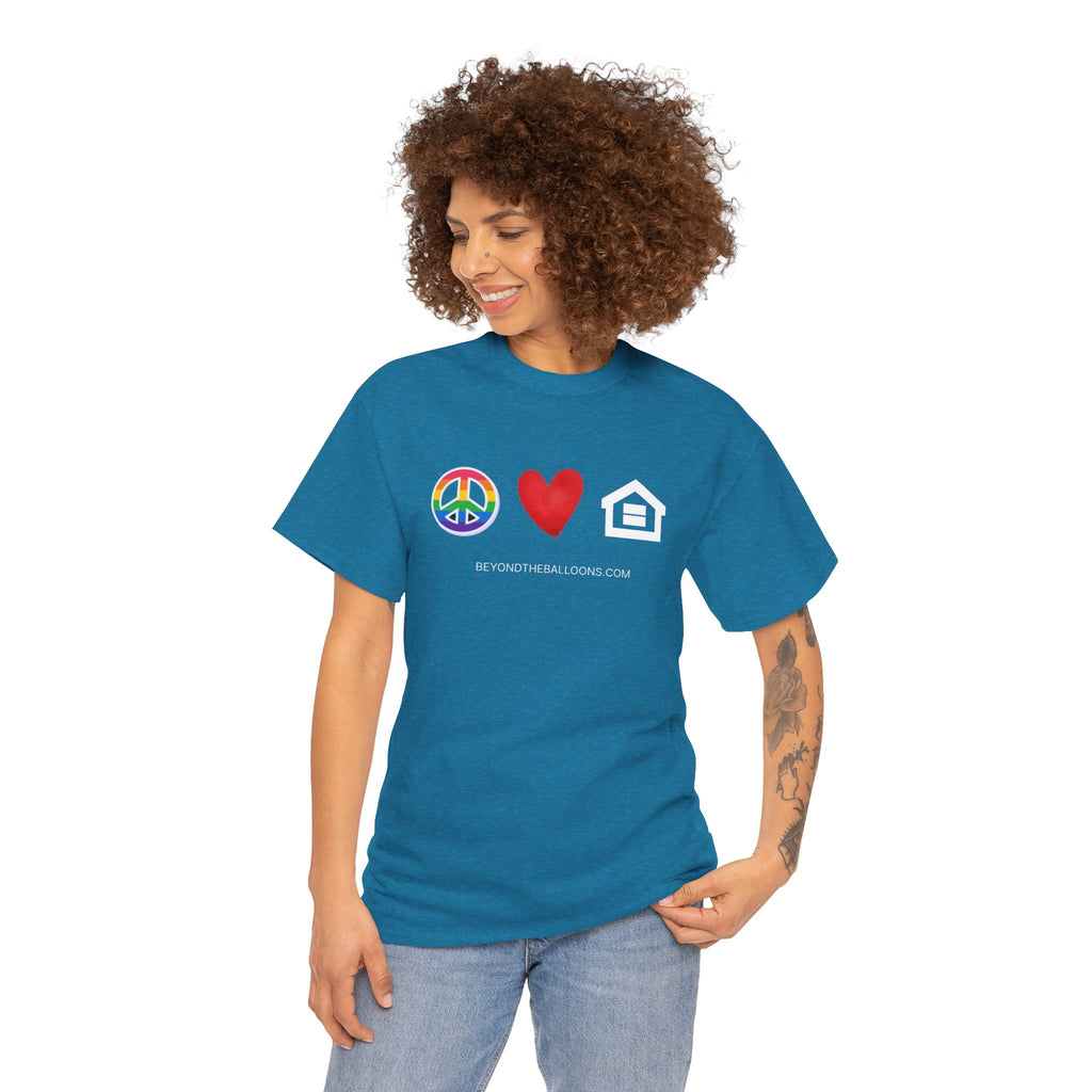 "Peace, Love, and Fair Housing" T-Shirt