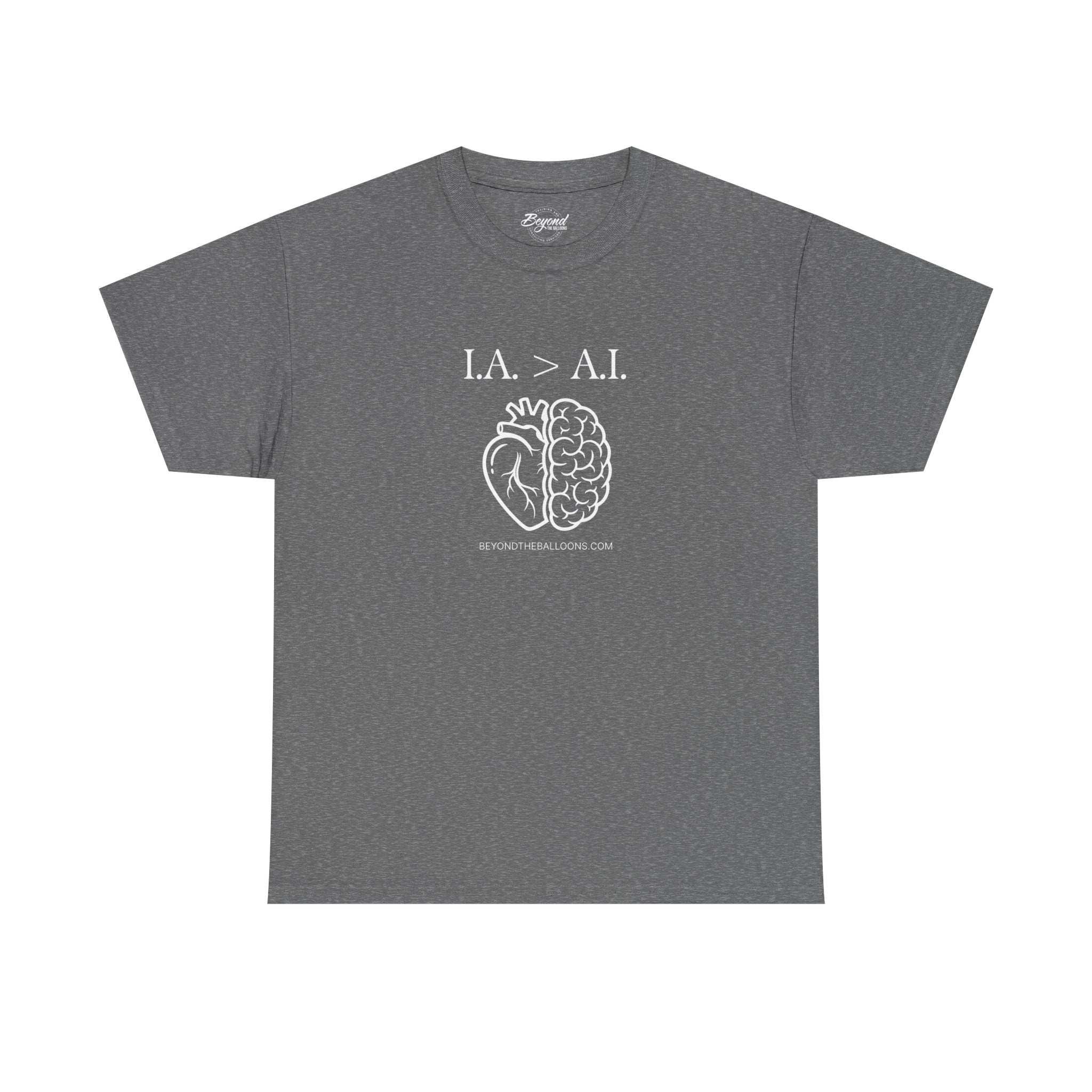 "IA > AI" T-Shirt – The Human Advantage