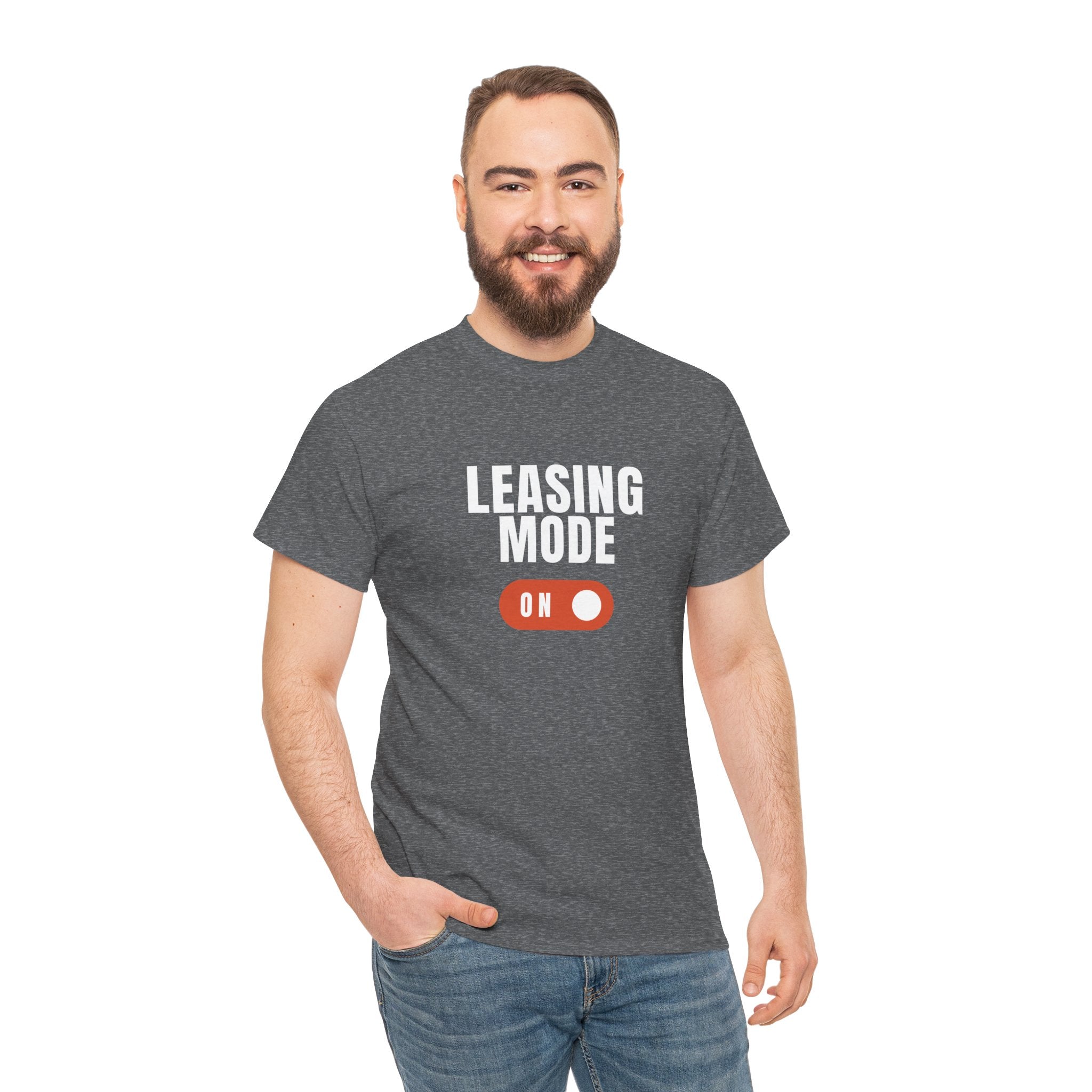 "Leasing Mode ON" T-Shirt – High Energy Apparel for Property Management