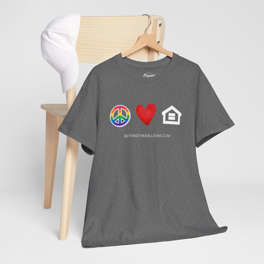 "Peace, Love, and Fair Housing" T-Shirt