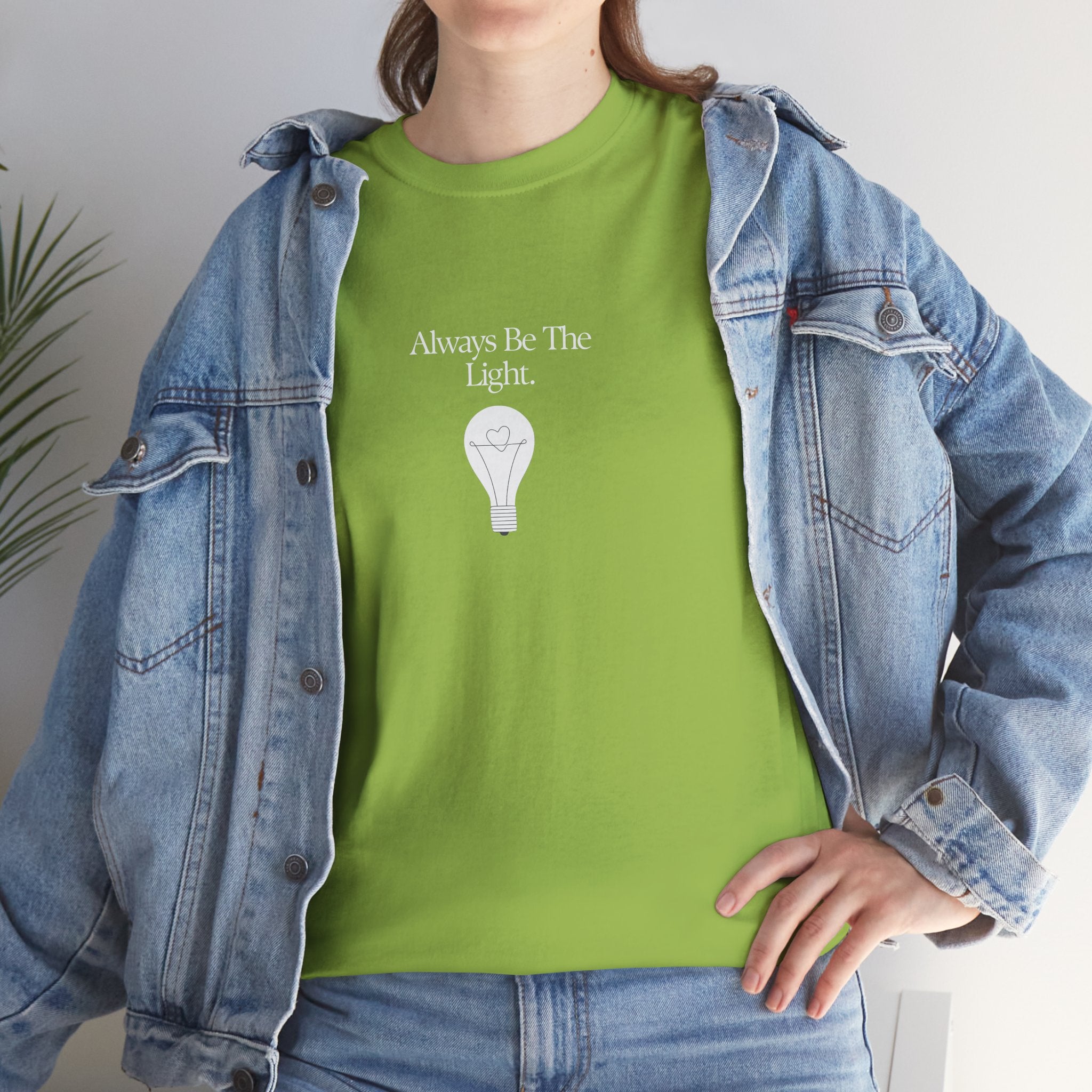 "Always Be The Light" T-Shirt – Positive Energy Apparel by Beyond the Balloons