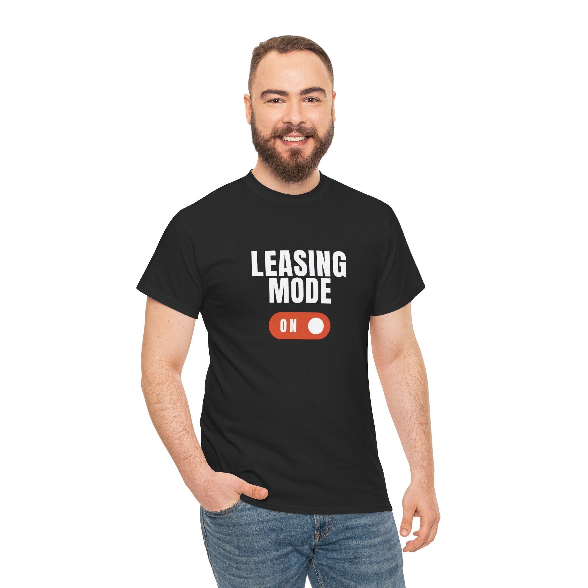 "Leasing Mode ON" T-Shirt – High Energy Apparel for Property Management