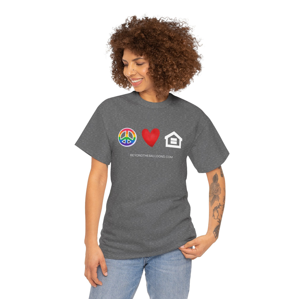 "Peace, Love, and Fair Housing" T-Shirt
