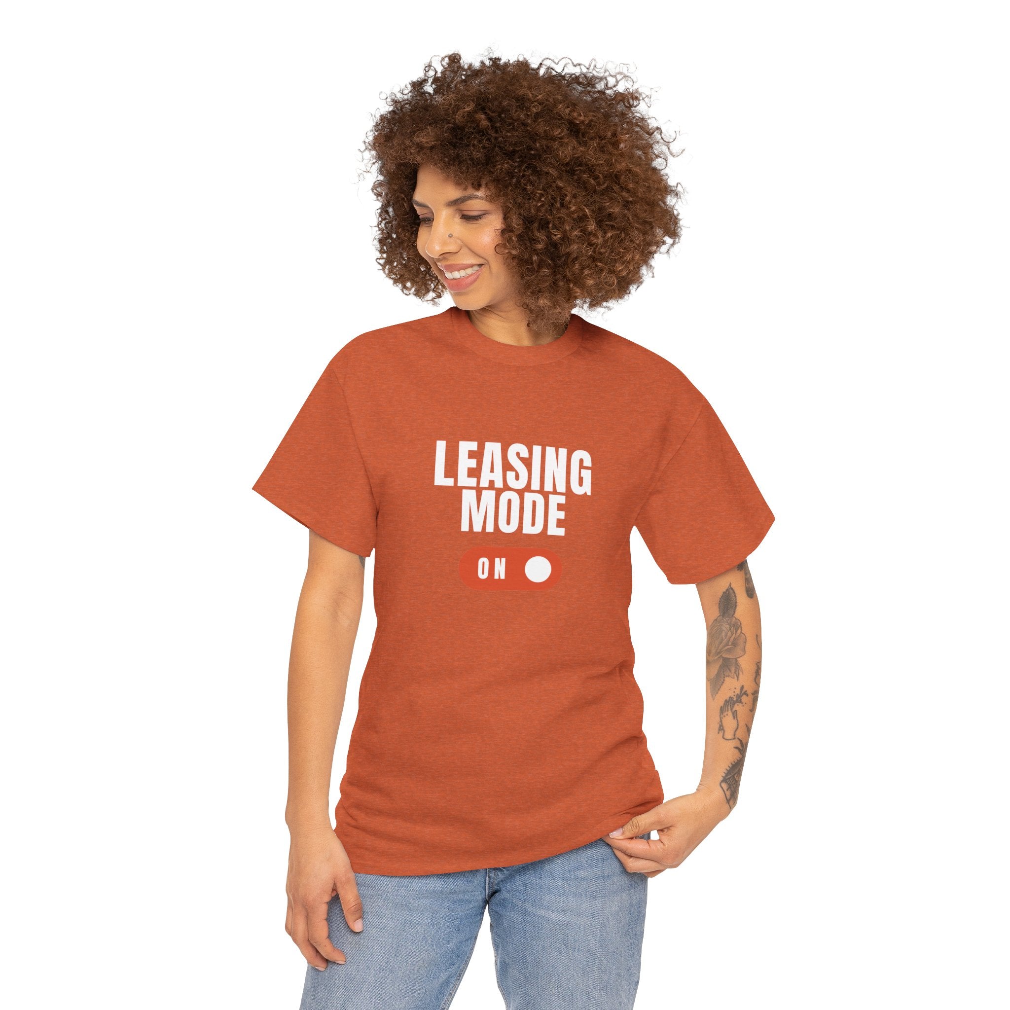 "Leasing Mode ON" T-Shirt – High Energy Apparel for Property Management