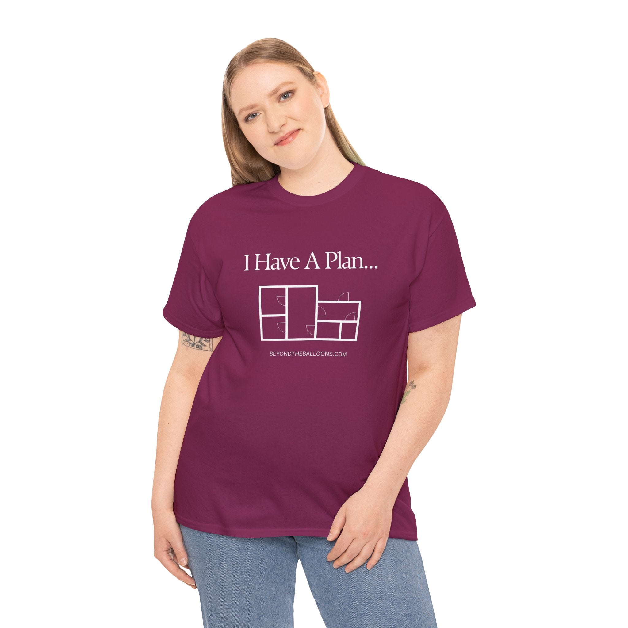 "I Have a Plan..." Floor Plan T-Shirt