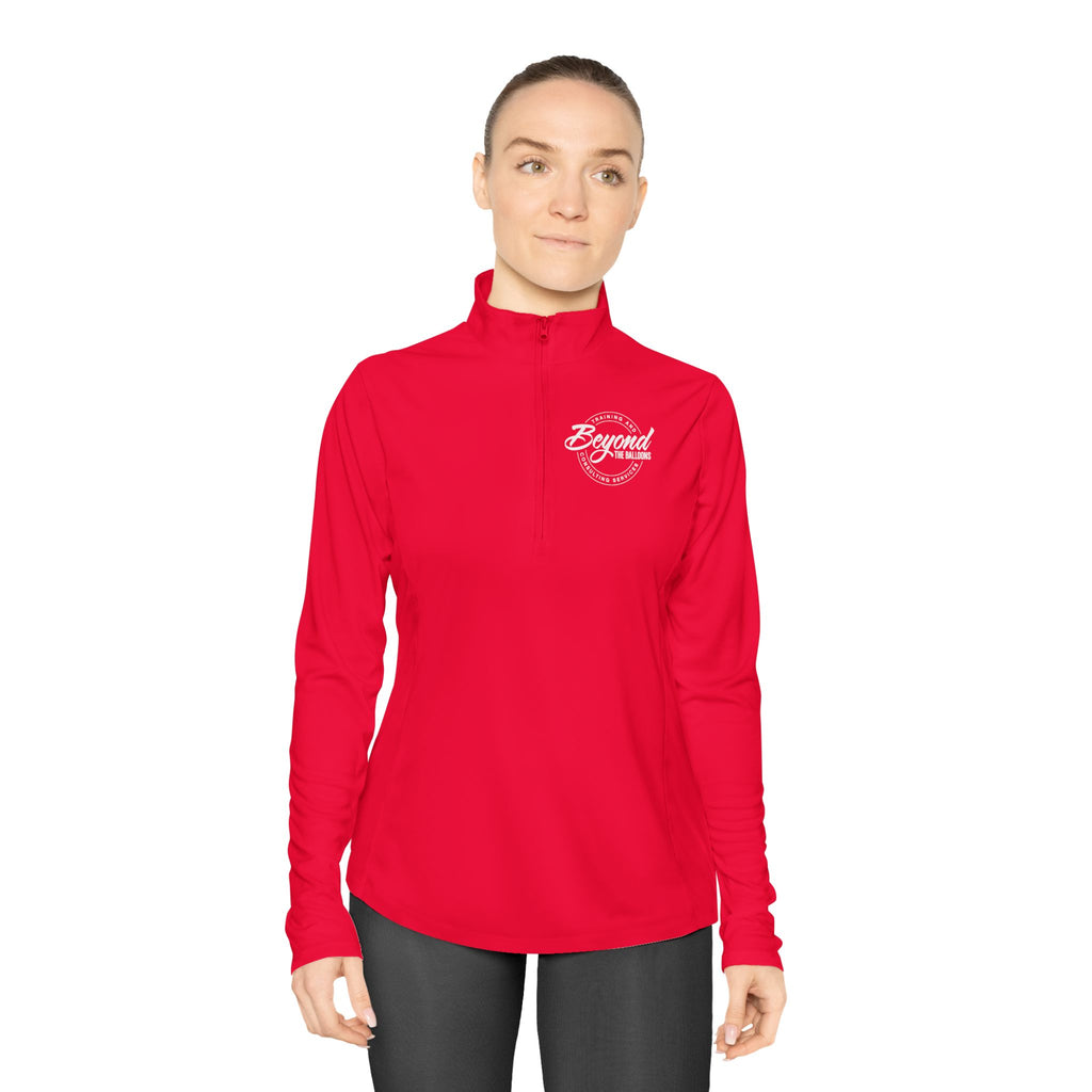 Excellence In Motion - Beyond The Balloons' Ladies Quarter-Zip Pullover