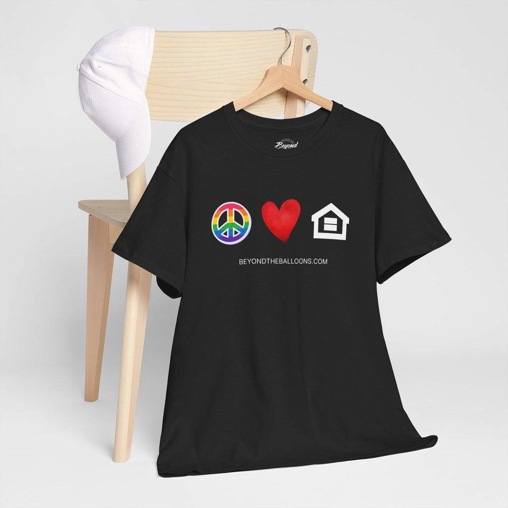 "Peace, Love, and Fair Housing" T-Shirt