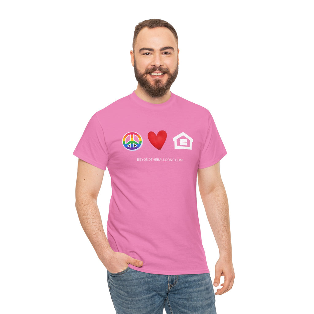 "Peace, Love, and Fair Housing" T-Shirt
