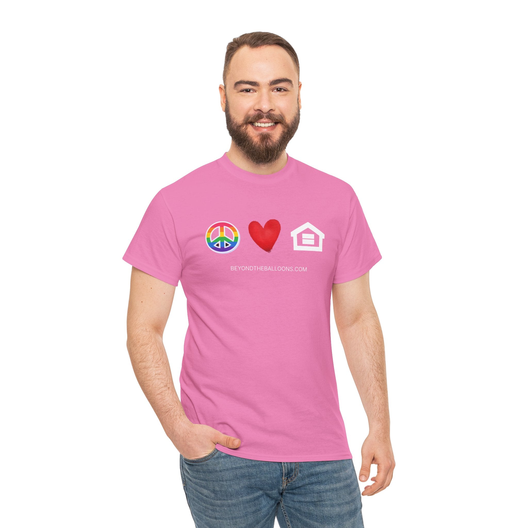"Peace, Love, and Fair Housing" T-Shirt
