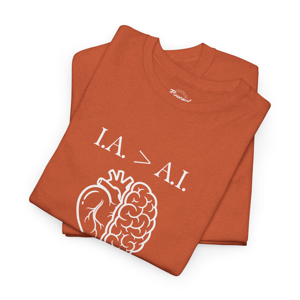 "IA > AI" T-Shirt – The Human Advantage