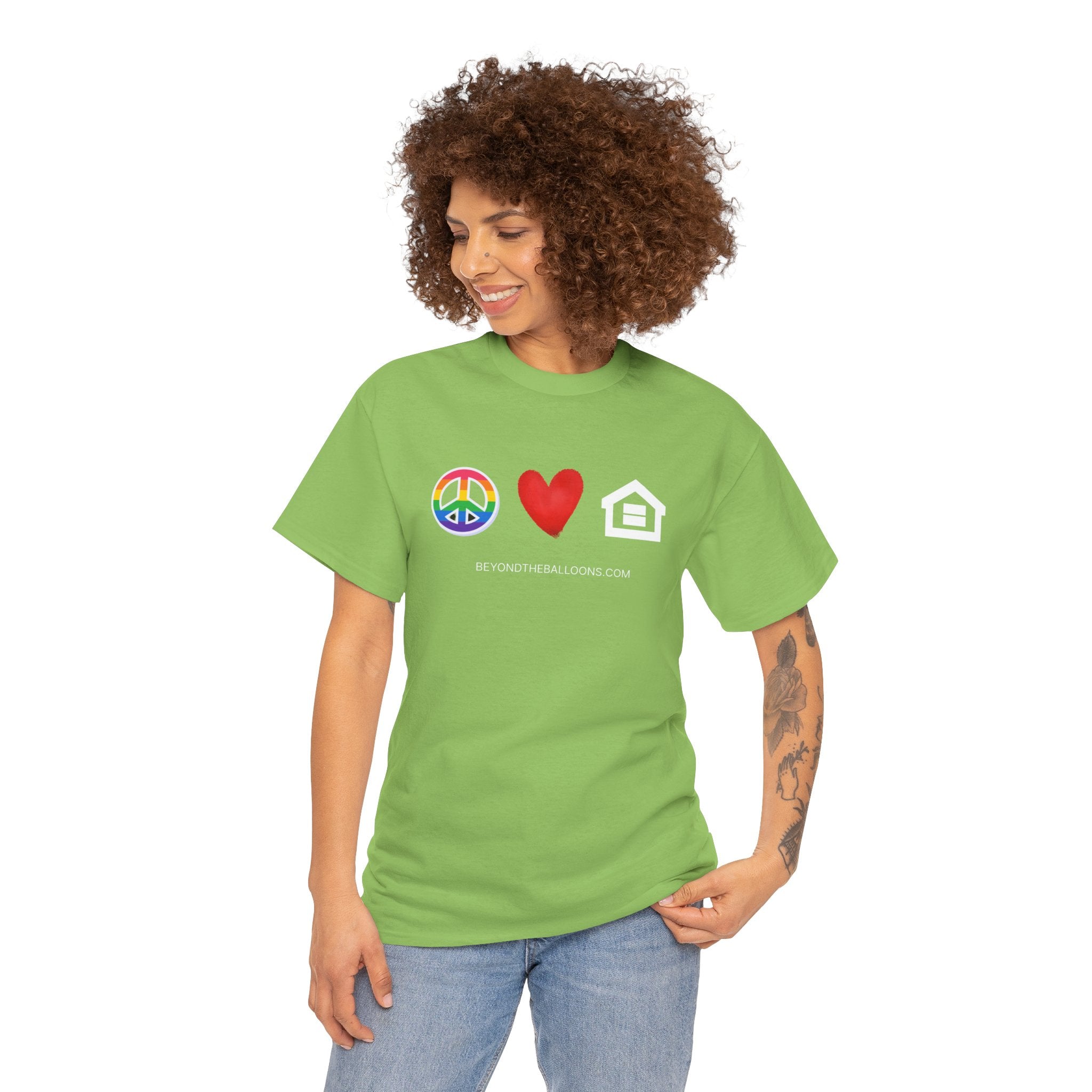 "Peace, Love, and Fair Housing" T-Shirt