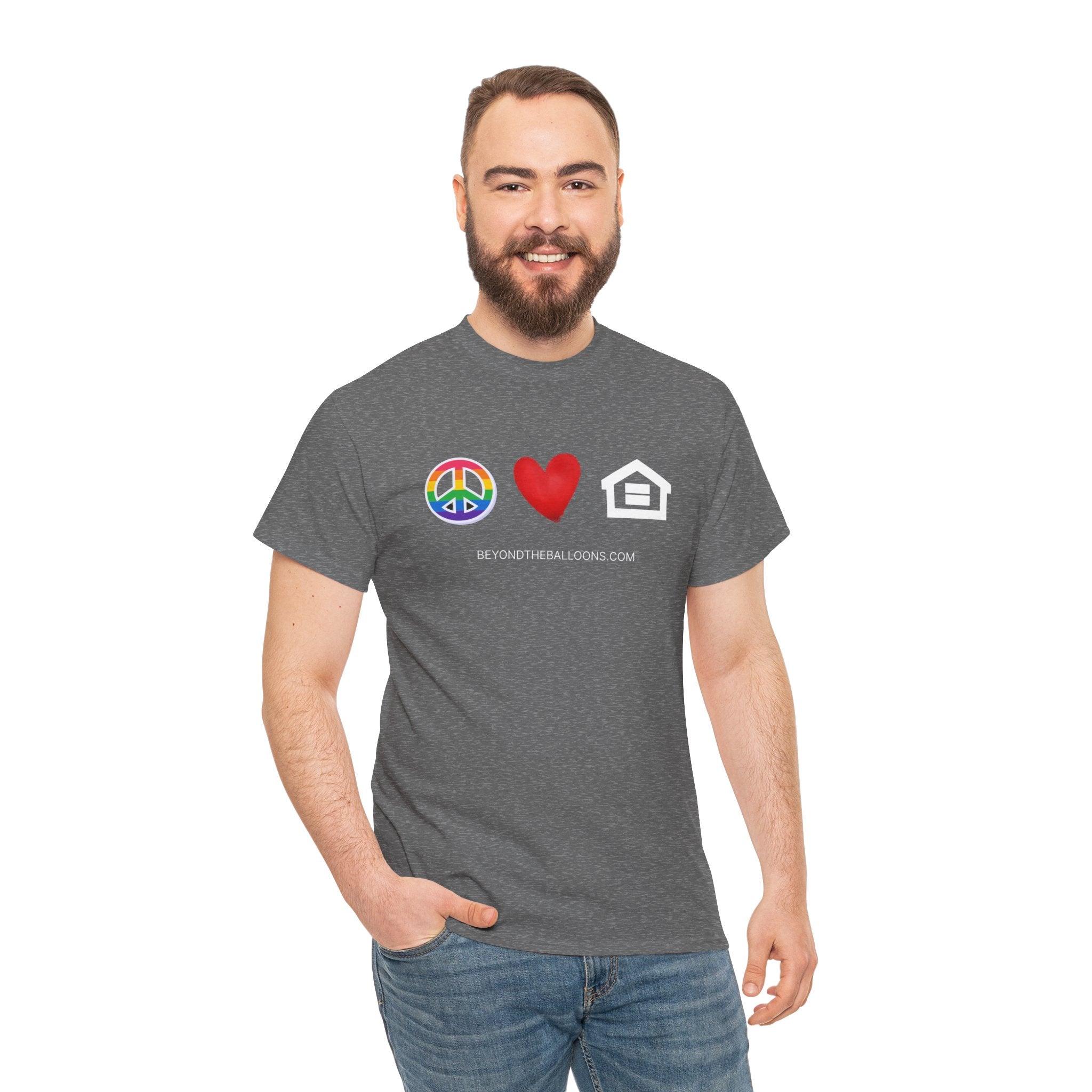 "Peace, Love, and Fair Housing" T-Shirt