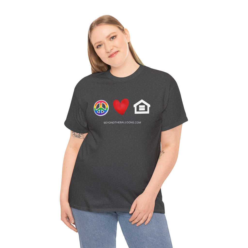 "Peace, Love, and Fair Housing" T-Shirt
