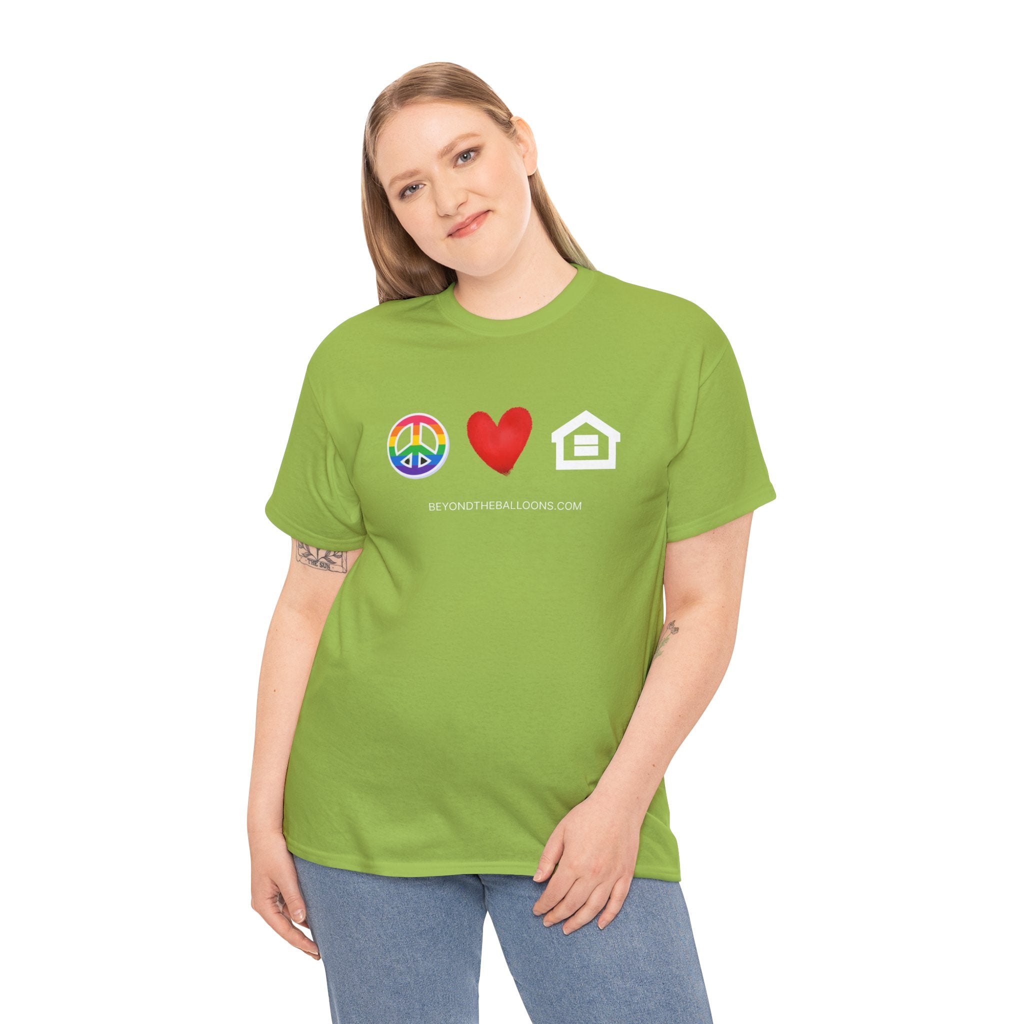 "Peace, Love, and Fair Housing" T-Shirt