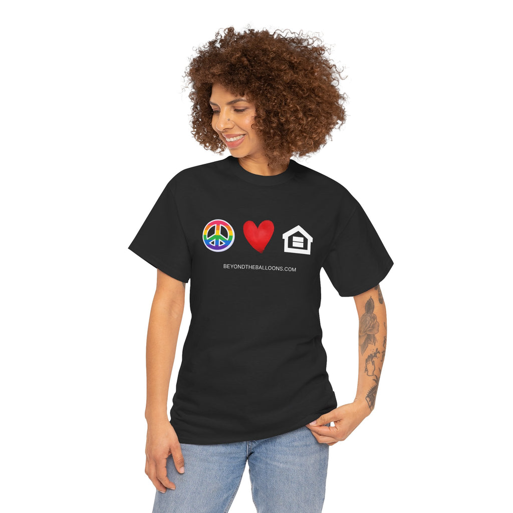 "Peace, Love, and Fair Housing" T-Shirt