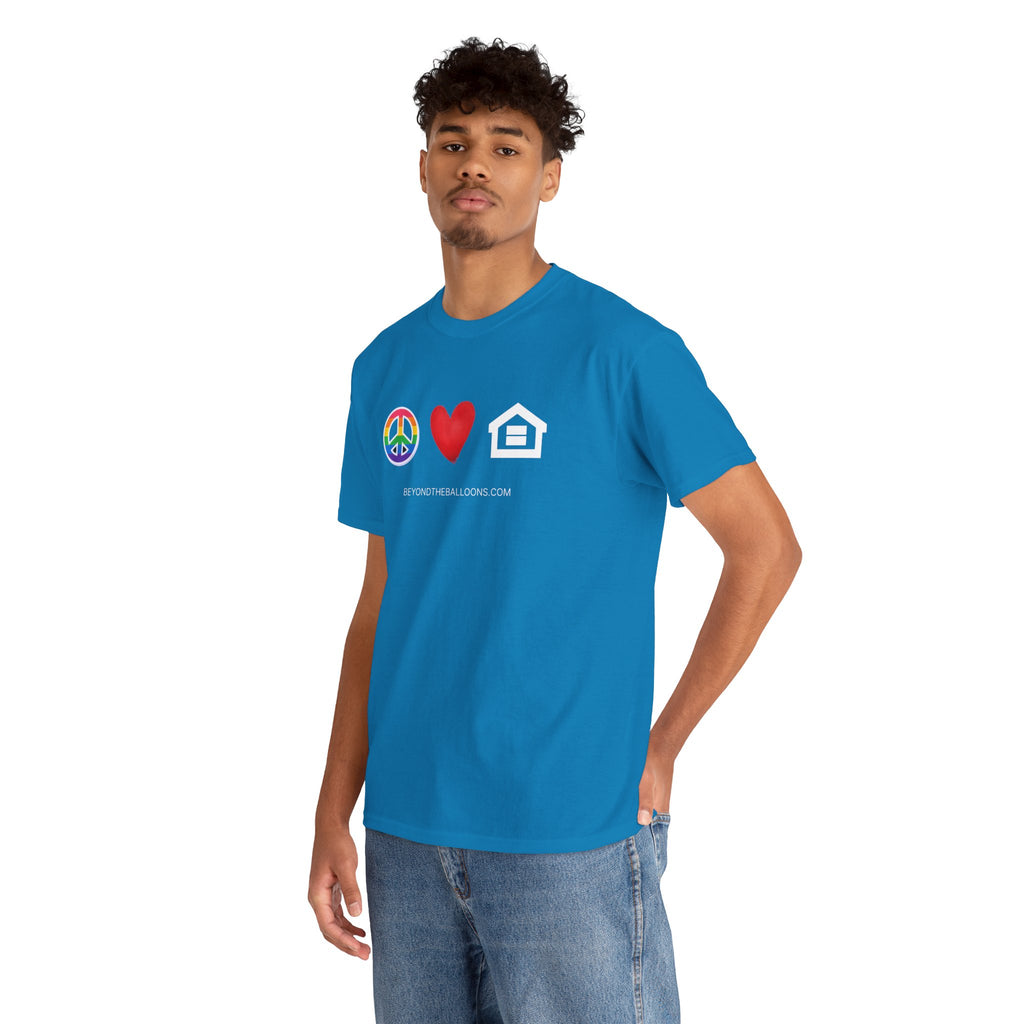 "Peace, Love, and Fair Housing" T-Shirt
