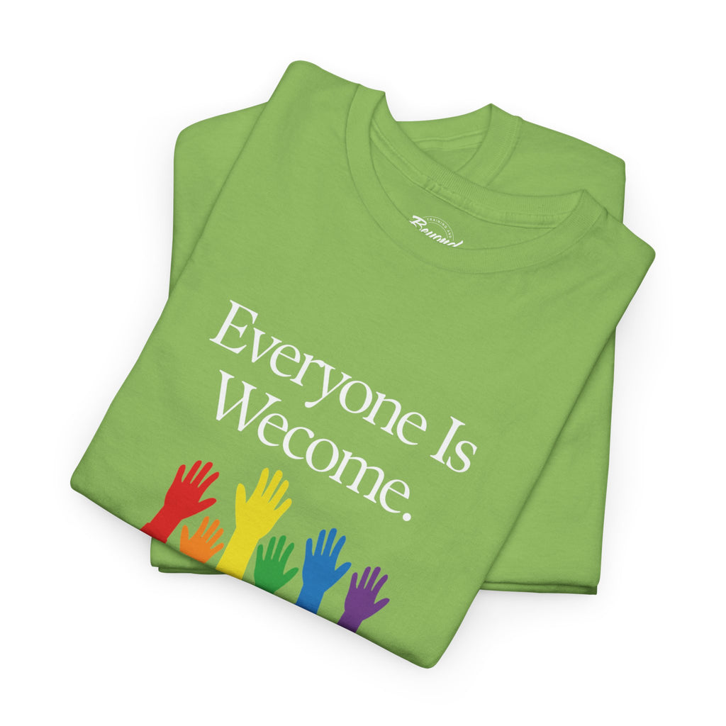 "Everyone is Welcome" T-Shirt – Fair Housing & Diversity Celebration for Multifamily Professionals