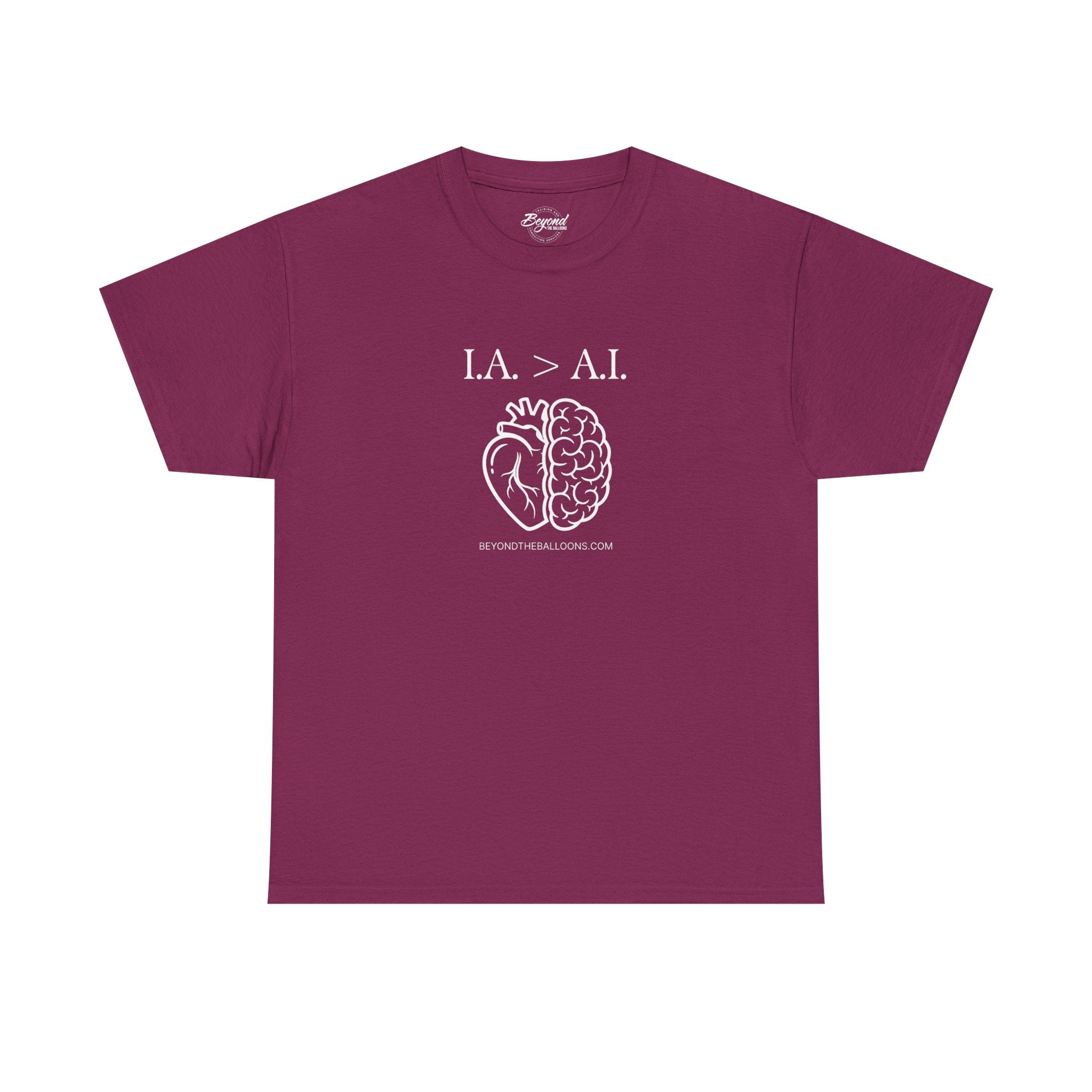 "IA > AI" T-Shirt – The Human Advantage