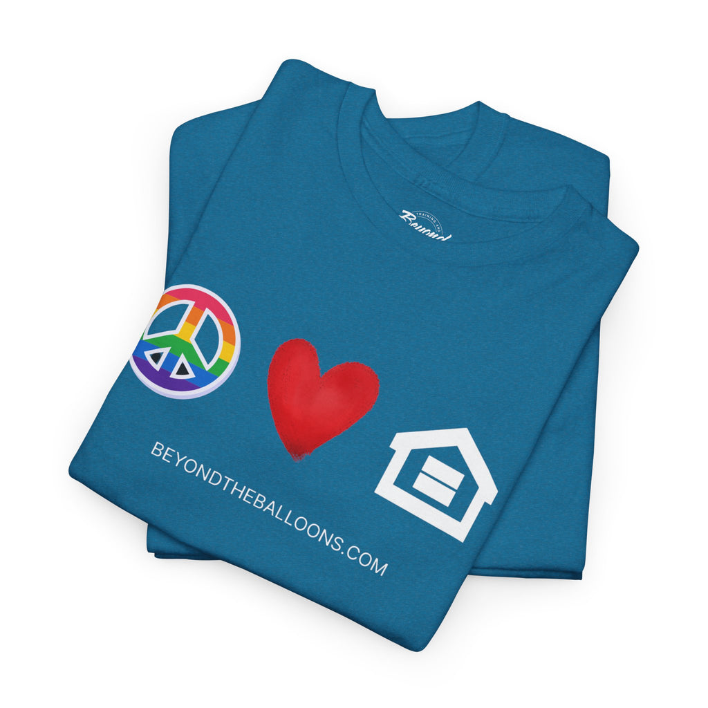 "Peace, Love, and Fair Housing" T-Shirt