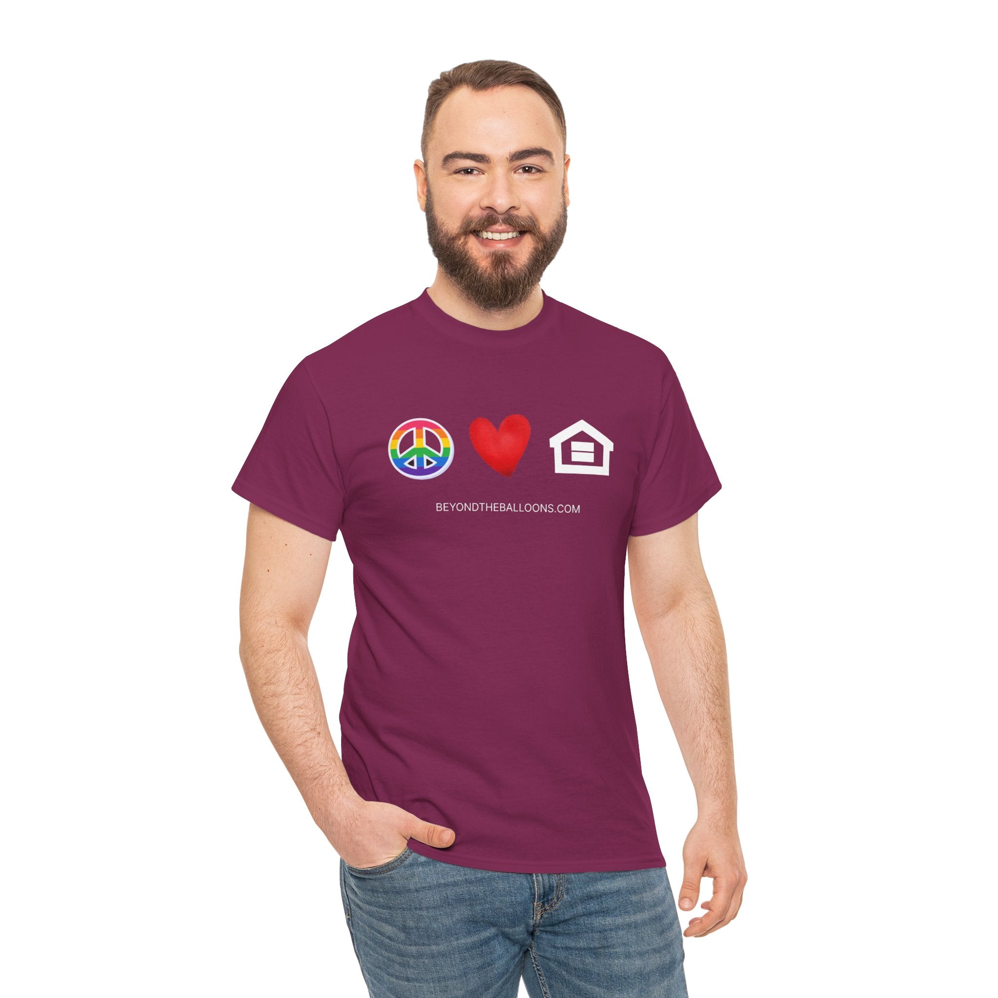 "Peace, Love, and Fair Housing" T-Shirt