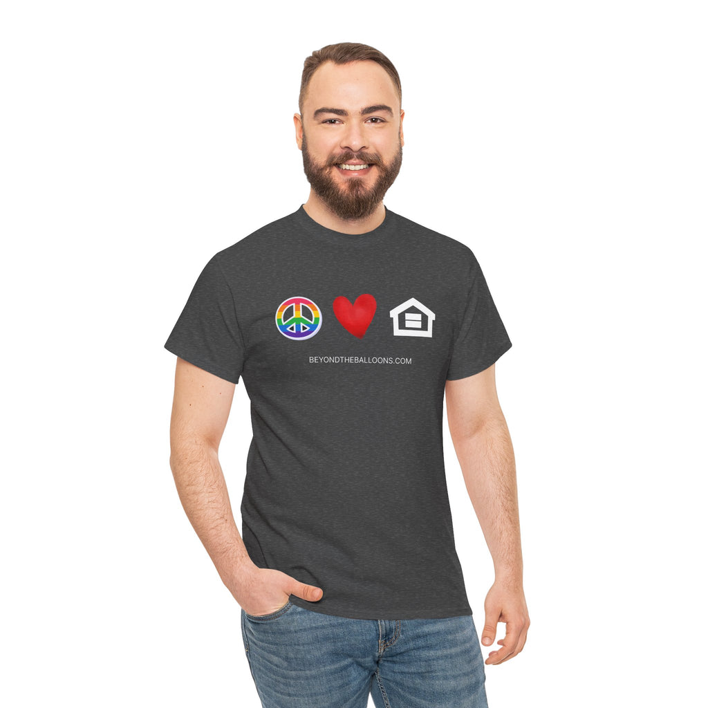 "Peace, Love, and Fair Housing" T-Shirt