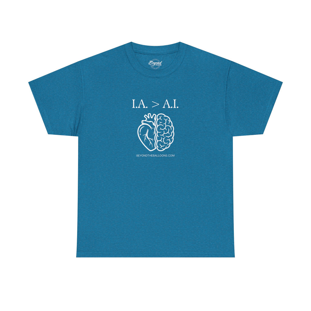 "IA > AI" T-Shirt – The Human Advantage