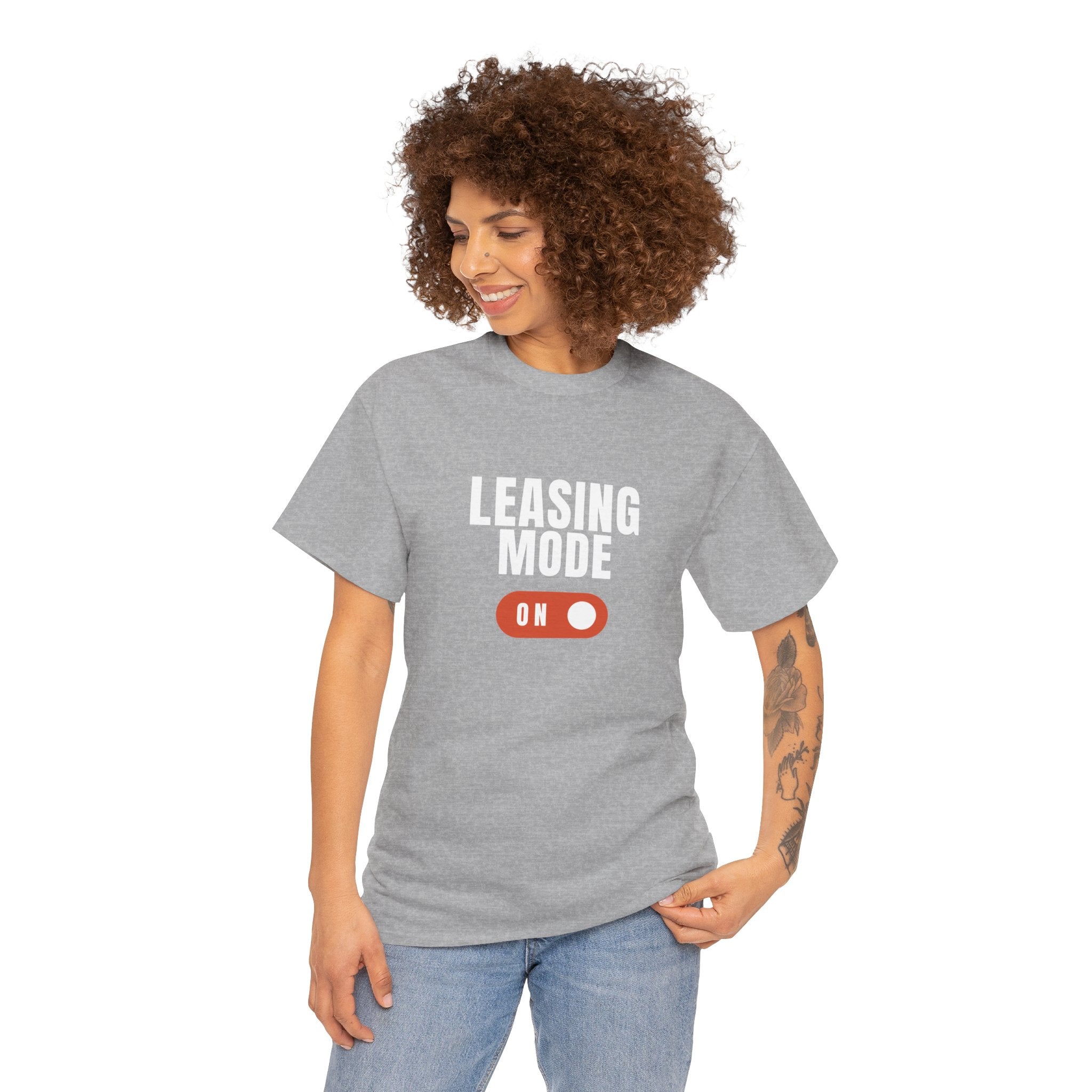 "Leasing Mode ON" T-Shirt – High Energy Apparel for Property Management