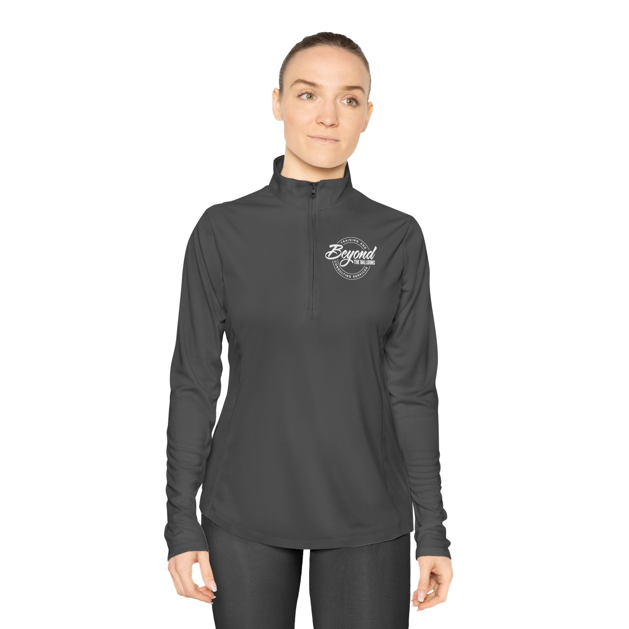 Excellence In Motion - Beyond The Balloons' Ladies Quarter-Zip Pullover