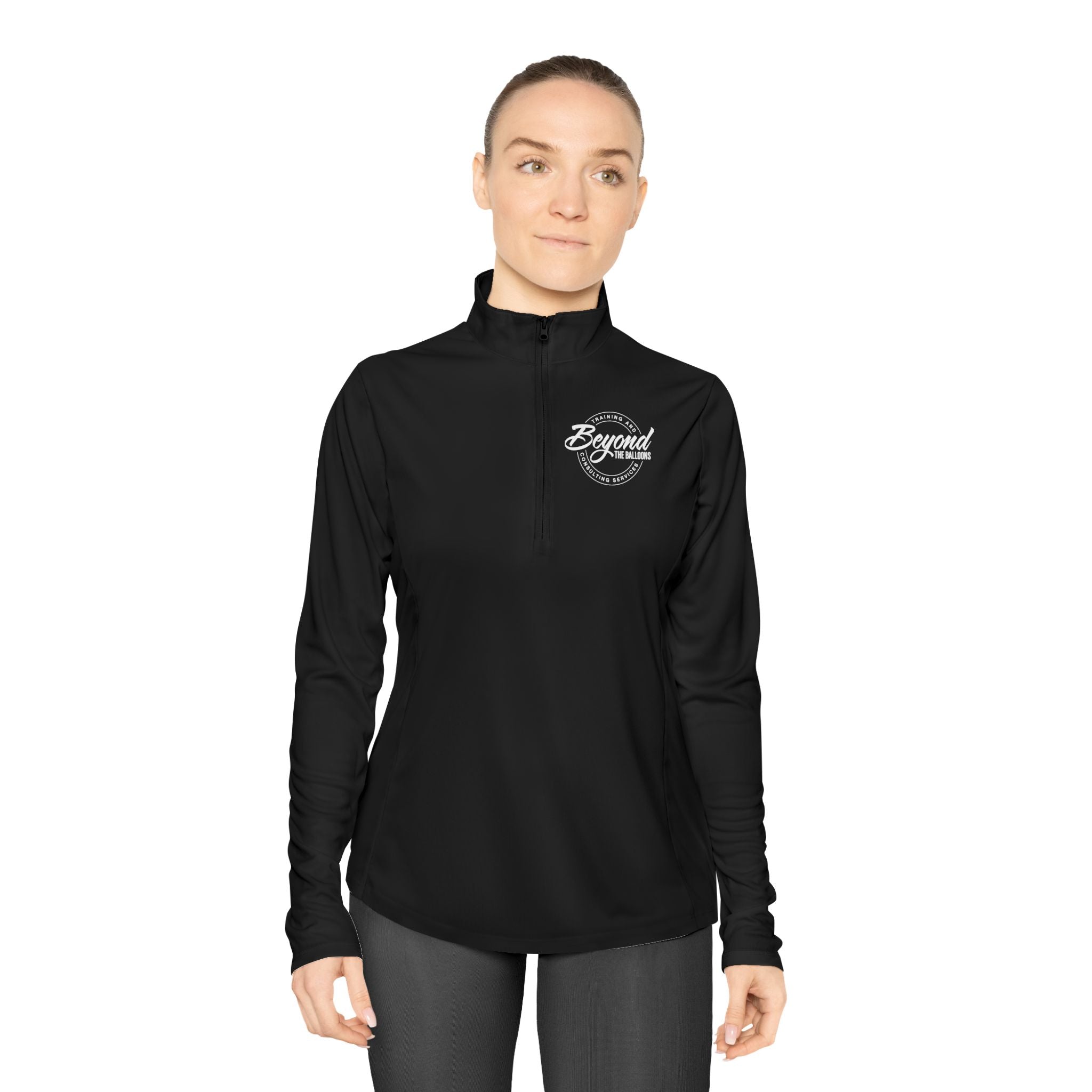 Excellence In Motion - Beyond The Balloons' Ladies Quarter-Zip Pullover