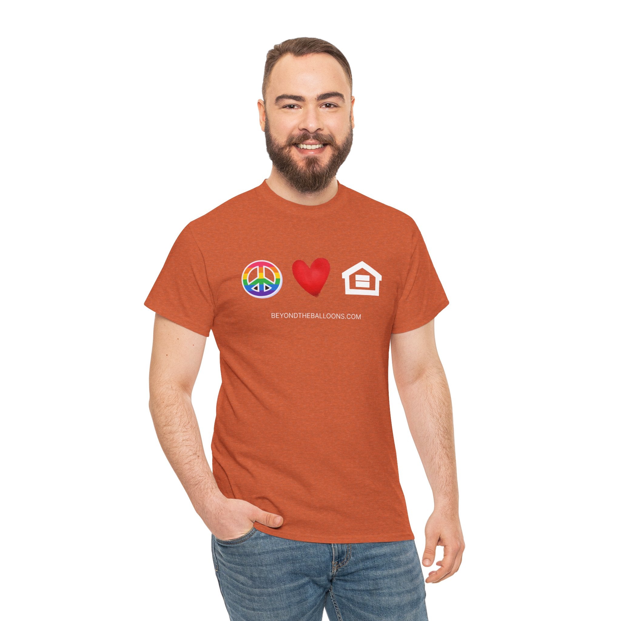 "Peace, Love, and Fair Housing" T-Shirt