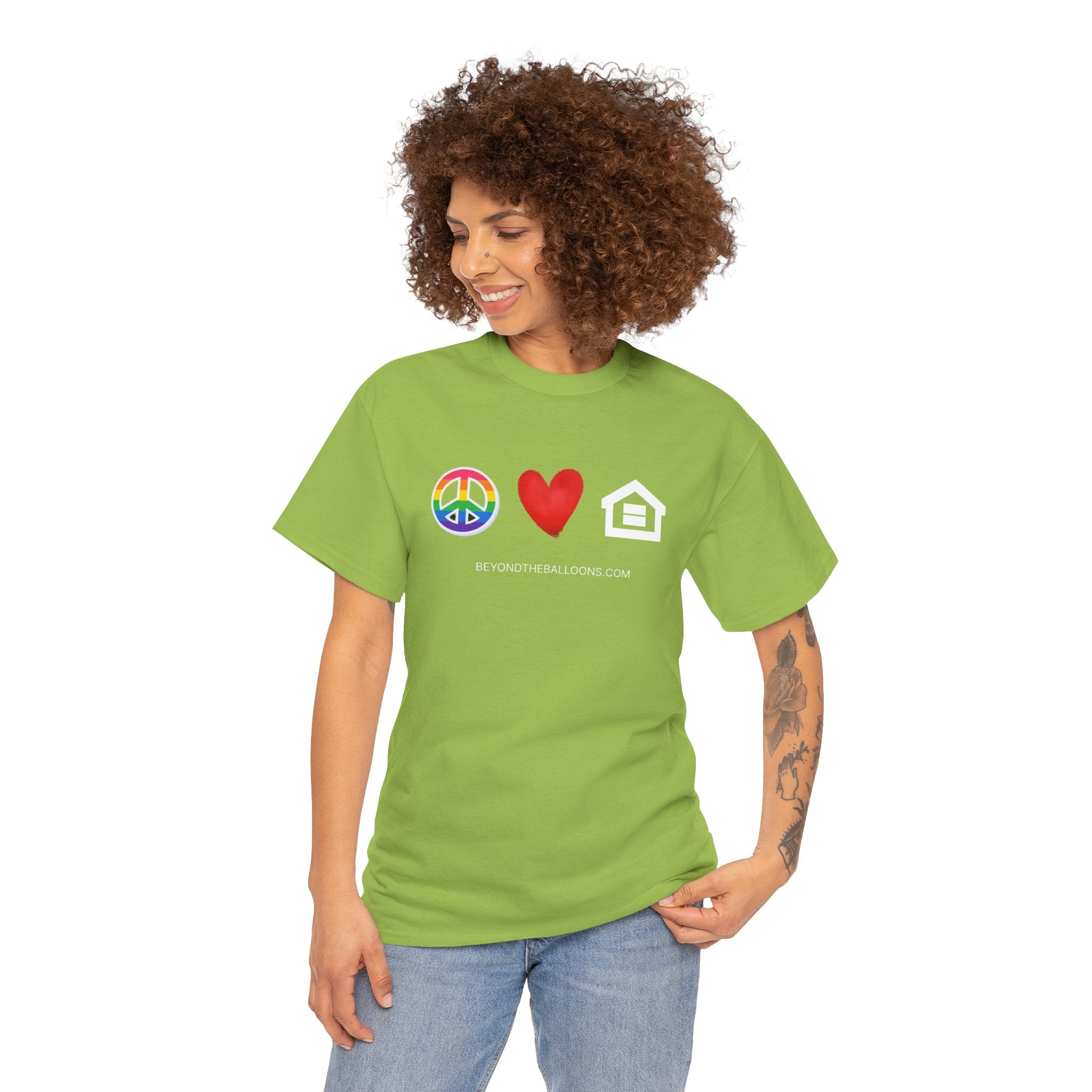 "Peace, Love, and Fair Housing" T-Shirt