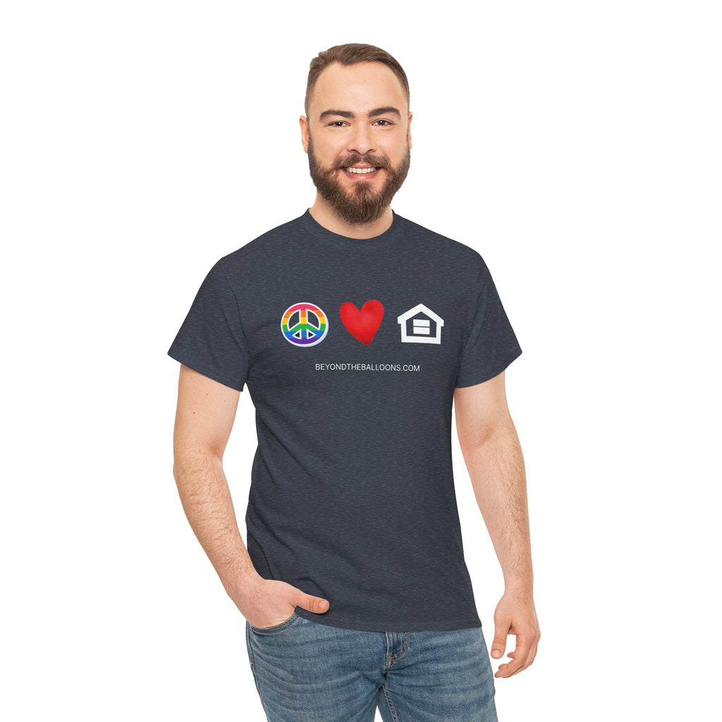 "Peace, Love, and Fair Housing" T-Shirt
