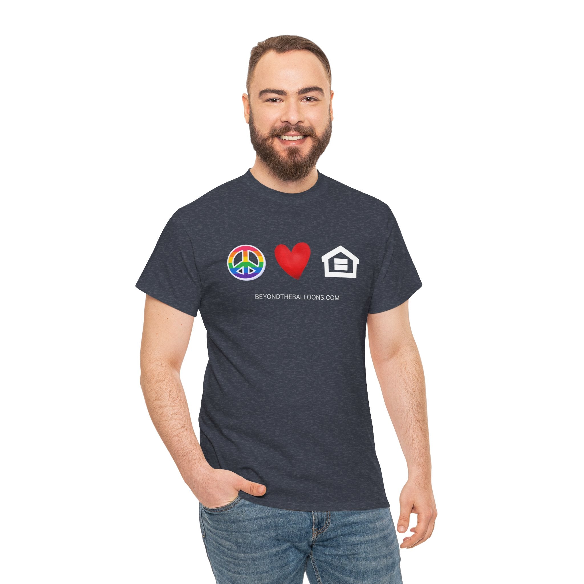"Peace, Love, and Fair Housing" T-Shirt