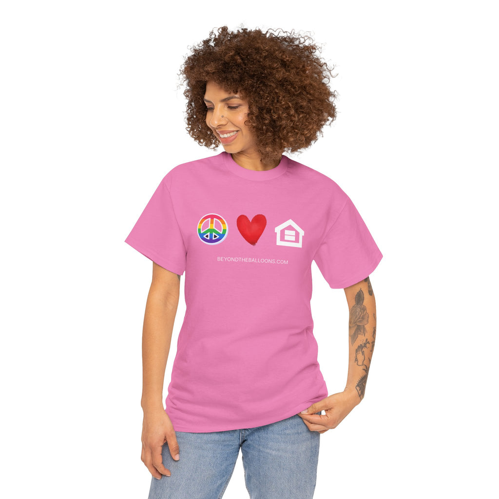 "Peace, Love, and Fair Housing" T-Shirt